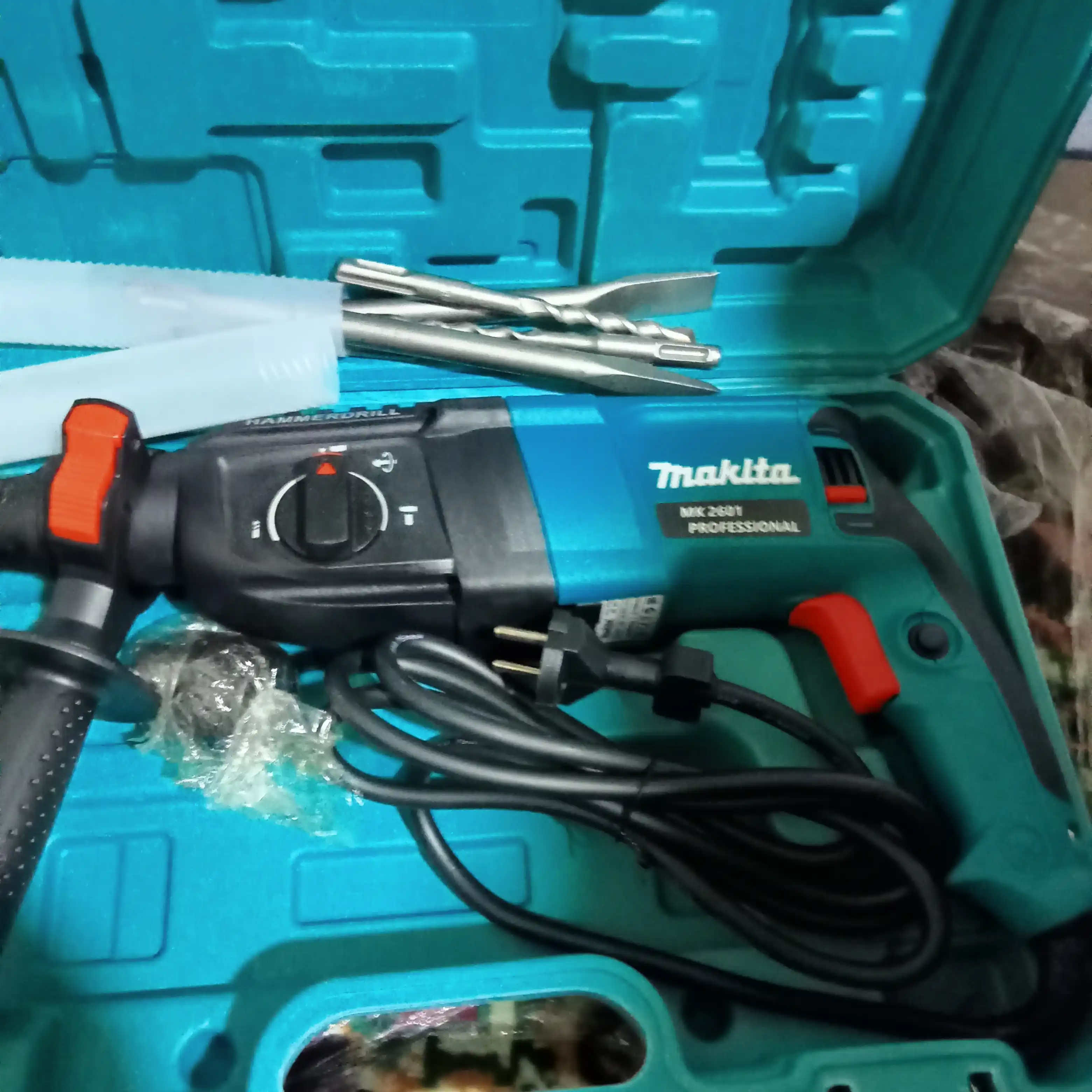 Перфоратор MK 02-26 SDS PLUS, 26 мм, 800 Вт, 900 об/мин, 5 буров в комплекте