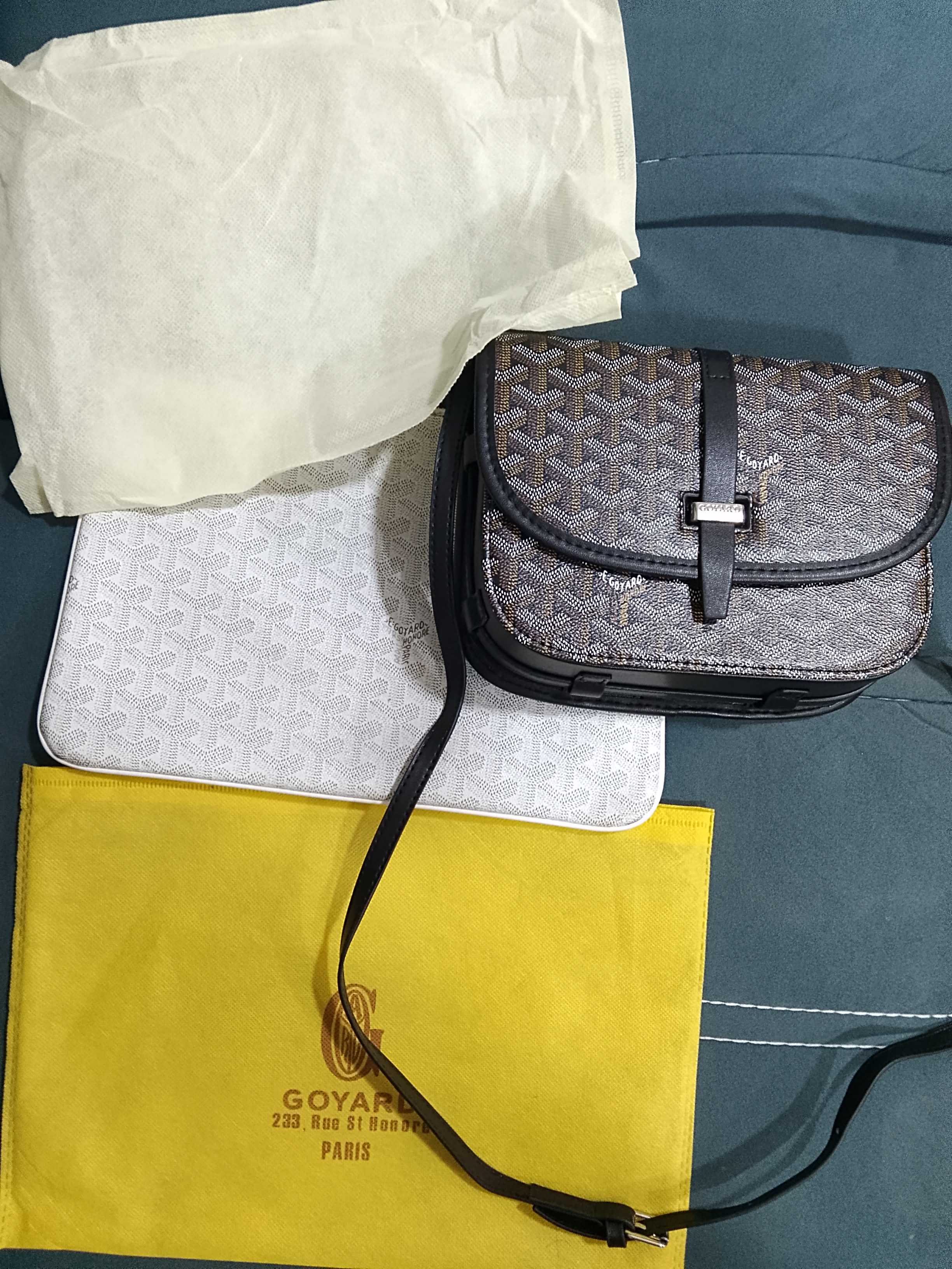 Мужская сумка через плечо, водонепроницаемая, барсетка, Goyard, сумка