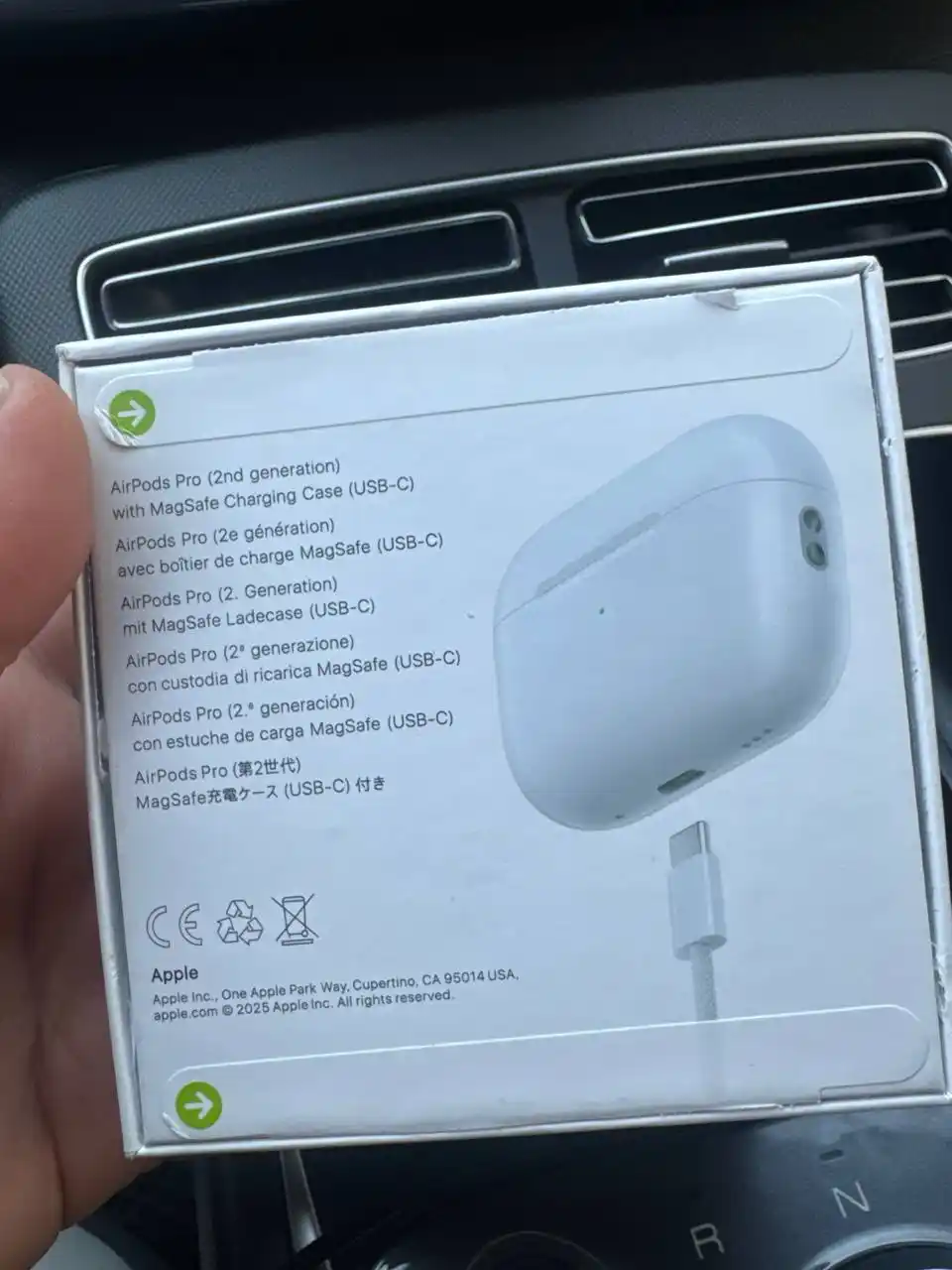 Sensorli simsiz quloqchinlar Pods Pro 2 ANC, Android, IOS va Windows