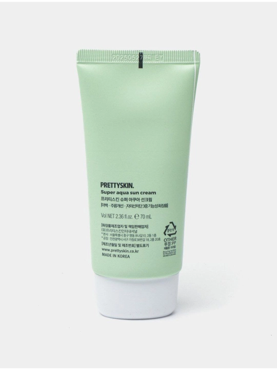 Pretty Skin Yuz uchun namlovchi, quyoshdan himoyalovchi krem SPF50+ PA++++ 4xil, 70ml