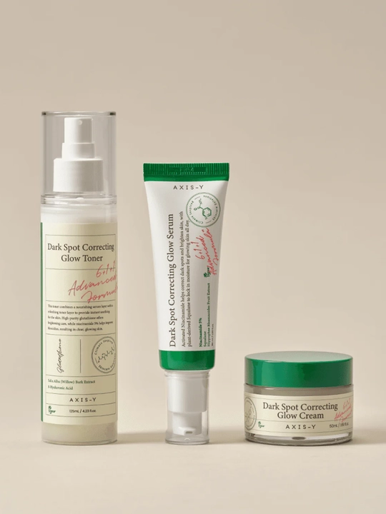 Трио Dark Spot Correcting набор для ухода за лицом: сыворотка, крем, тонер Axis Y - 