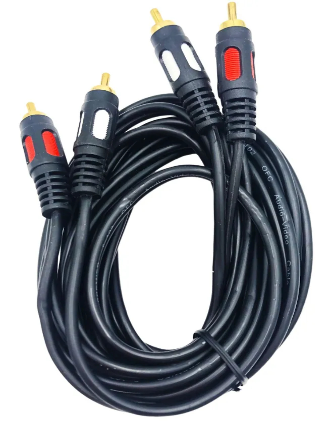 2RCA dan 2RCA gacha bo'lgan lola kabeli: klassik analog audio
