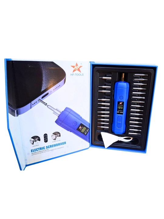 Telefon va texnikani ta’mirlash uchun 30 bitli HF-TOOLS HF-103 elektr otvyortkasi