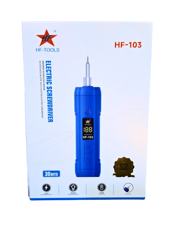 Telefon va texnikani ta’mirlash uchun 30 bitli HF-TOOLS HF-103 elektr otvyortkasi