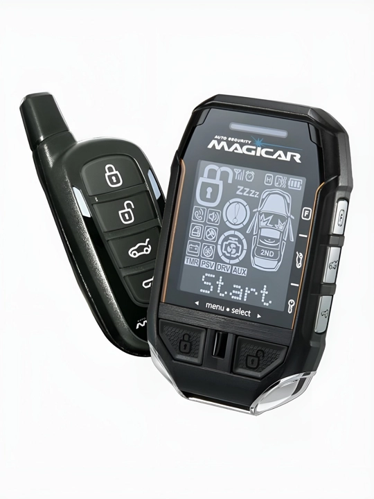 Автосигнализация для автомобиля, Magicar D908S, GPS двусторонняя связь, 12V, черный