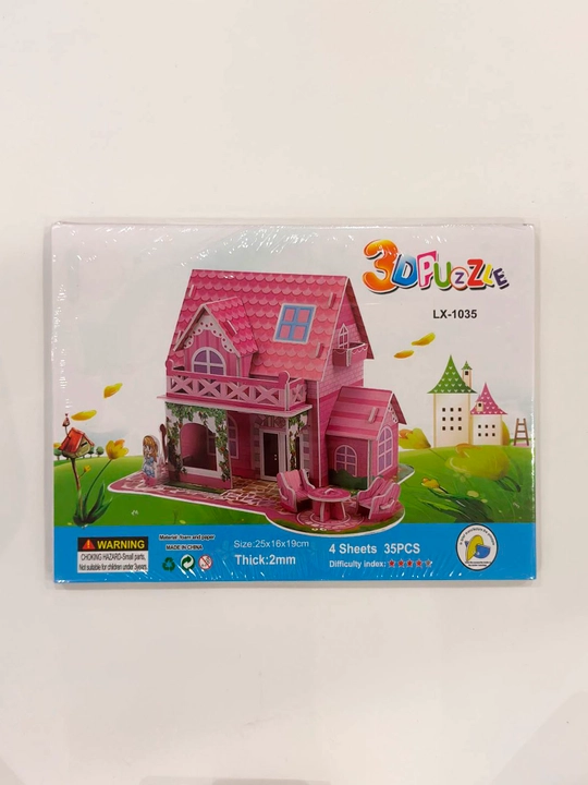 3D пазл, игрушка своими руками - 