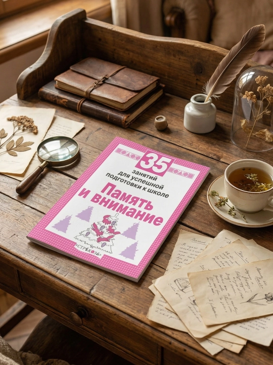 35 mashg'ulot maktabga tayyorlanish uchun. Xotira va e'tibor. N. Terentyeva