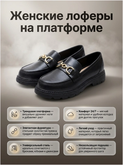 Женские лоферы