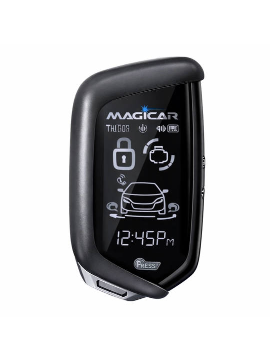 Avtomobil signalizatsiya, Magicar DC907S•UZ (CANLI), ikki tomonlama aloqa GPS, 12V