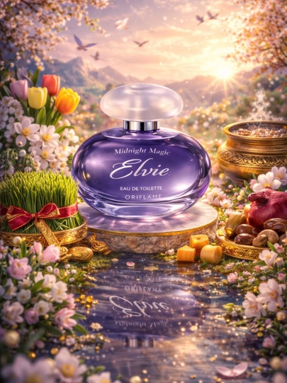 Духи Elvie женские 50 мл — нежный цветочный аромат, стойкий парфюм подарок — MLUXURY-PARFUM-АМЕТИС
