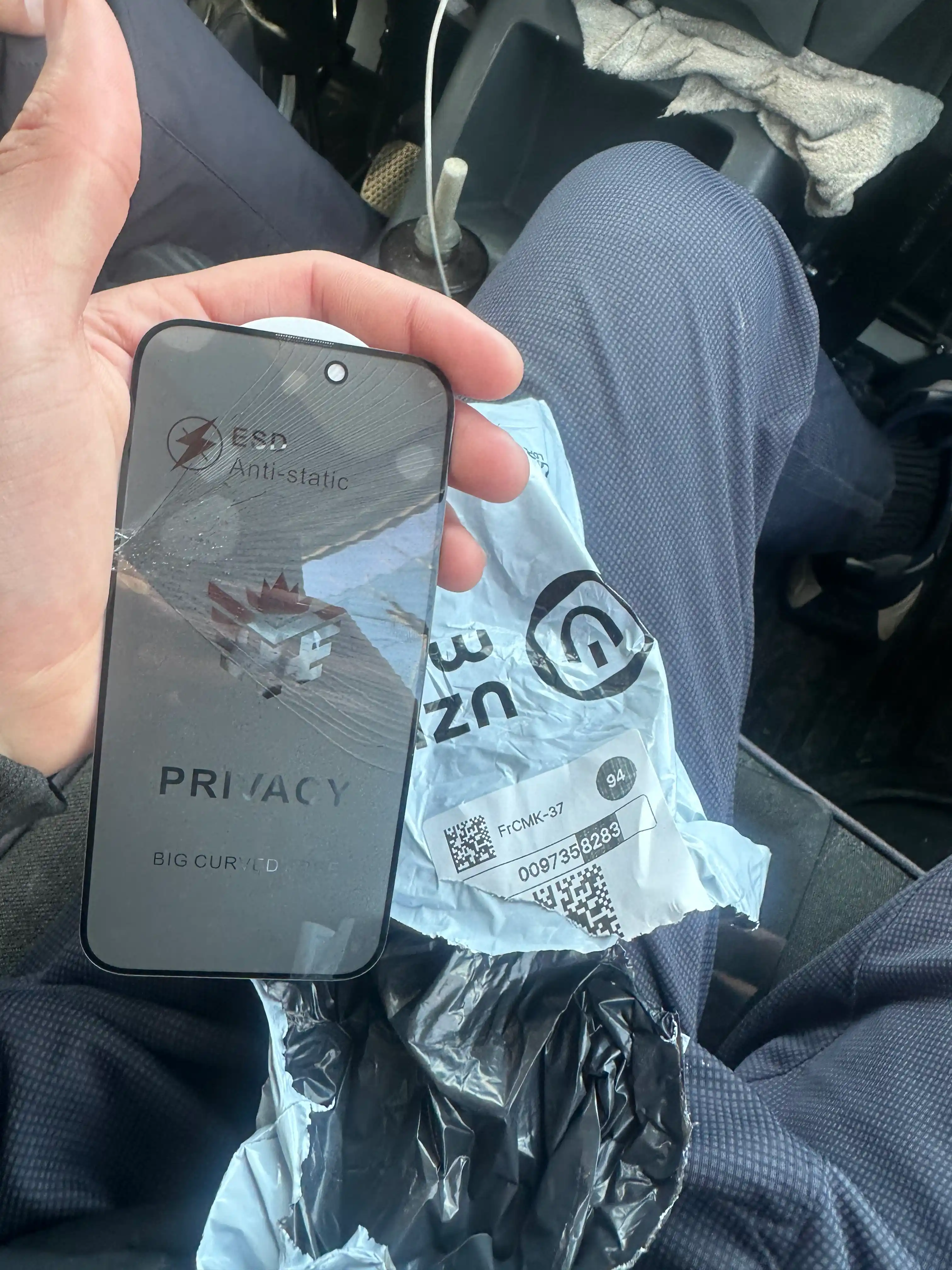  Maxfiylikni saqlovchi himoya oynasi iPhone 11, 12, 13, 14, 16  Pro Max uchun, oleofob qoplamali