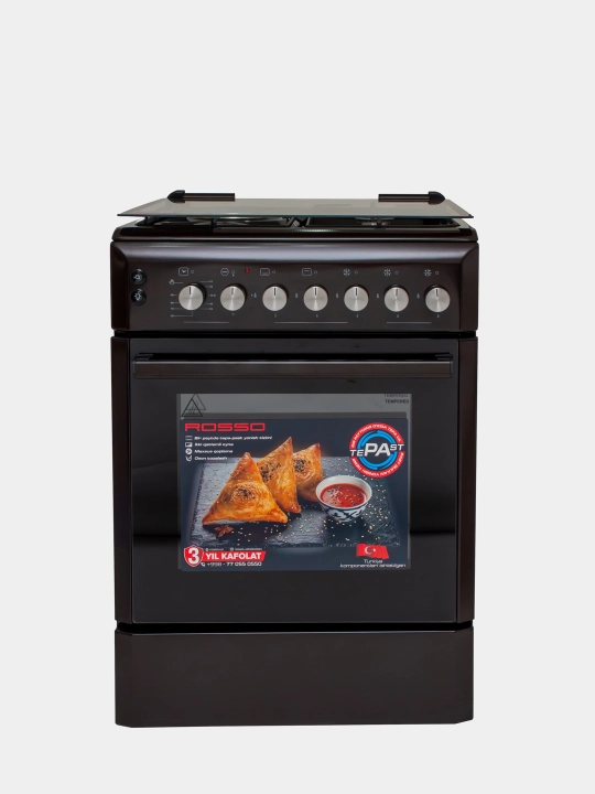 Gaz plitasi Rosso Kabsa Prime , 4 gaz, 1 ta elektr va 3 ta gaz