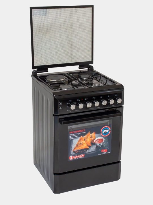 Gaz plitasi Rosso Kabsa Prime , 4 gaz, 1 ta elektr va 3 ta gaz