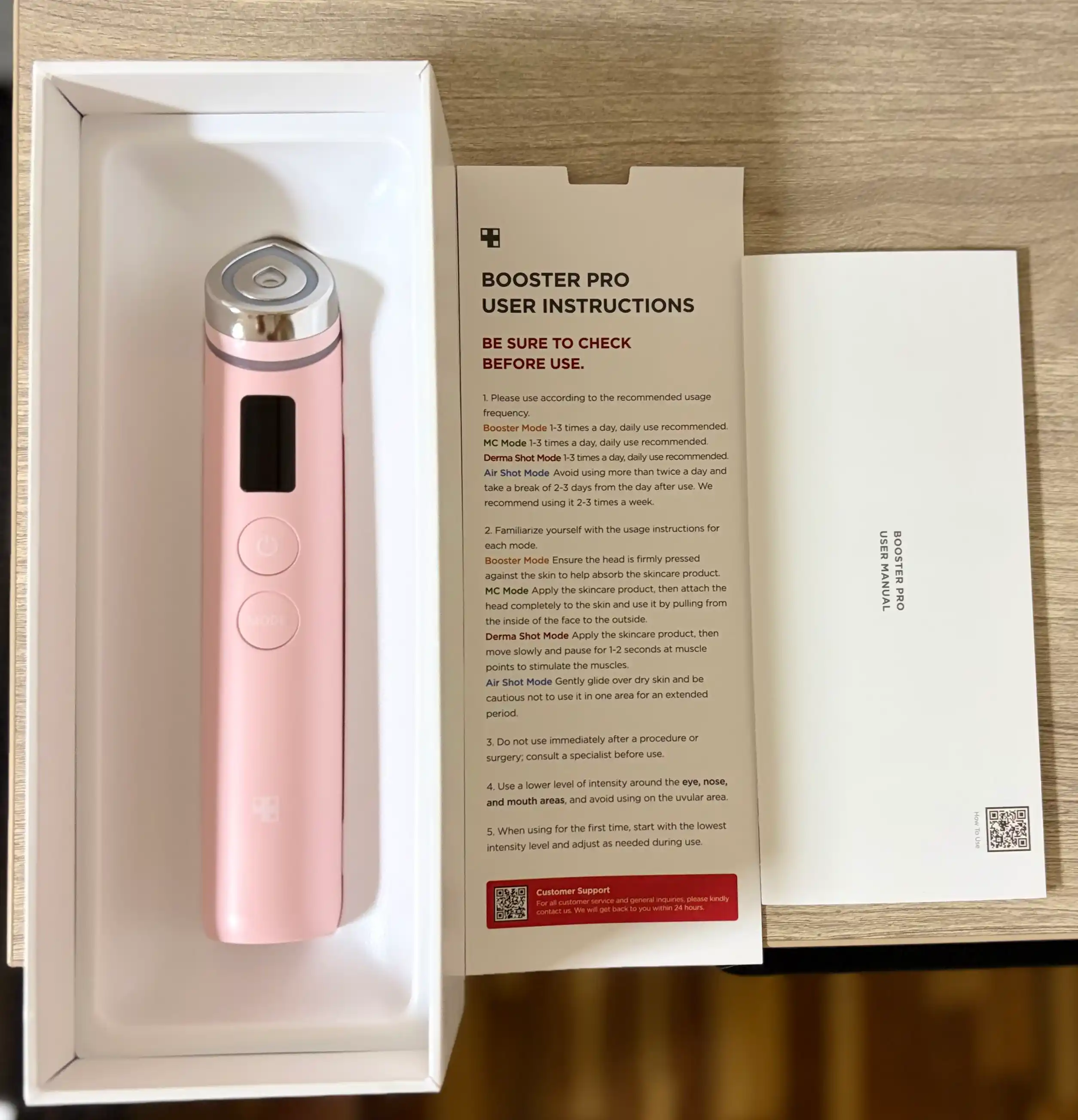 Микротоковый массажер Medicube AGE-R Booster Pro и Booster Pro 2х  для лица