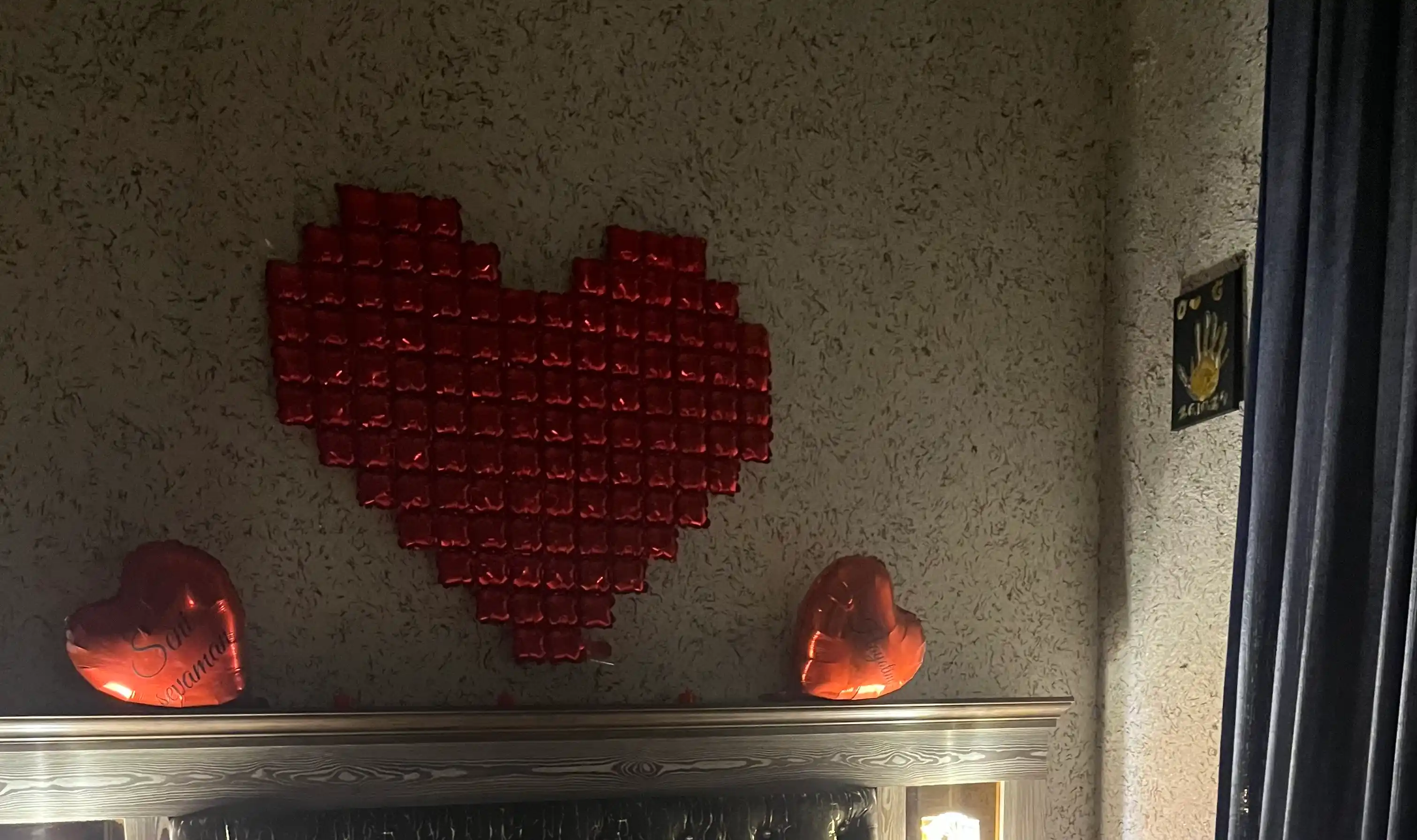 Шар сердце, бантик, I love you, набор шарики на день рождения