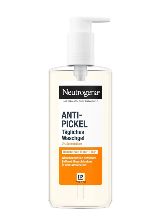 Neutrogena Anti-Pickel Tägliches Waschgel 2% salitsil kislotasi bilan yuvinish uchun gel