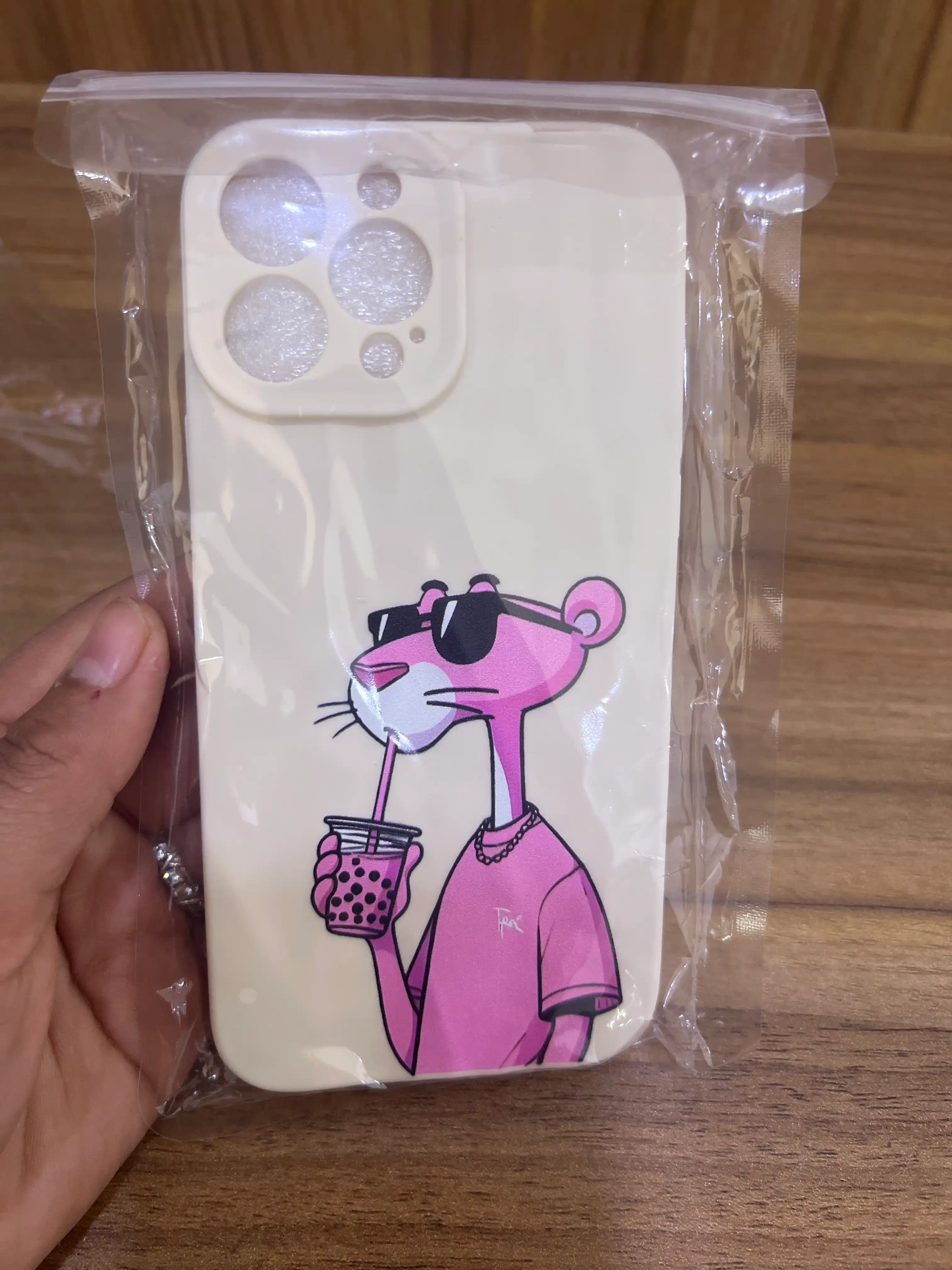 Чехол Pink Panther, мягкий силиконовый чехол для iPhone с ярким принтом