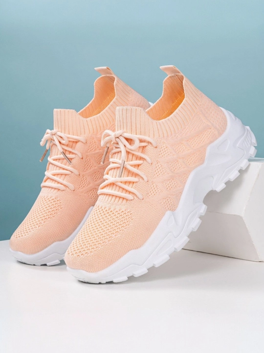 Ayollar yengil, havo o'tkazuvchi va qalin poshnali Zwalk AirWeave Flix slipon-kedalari