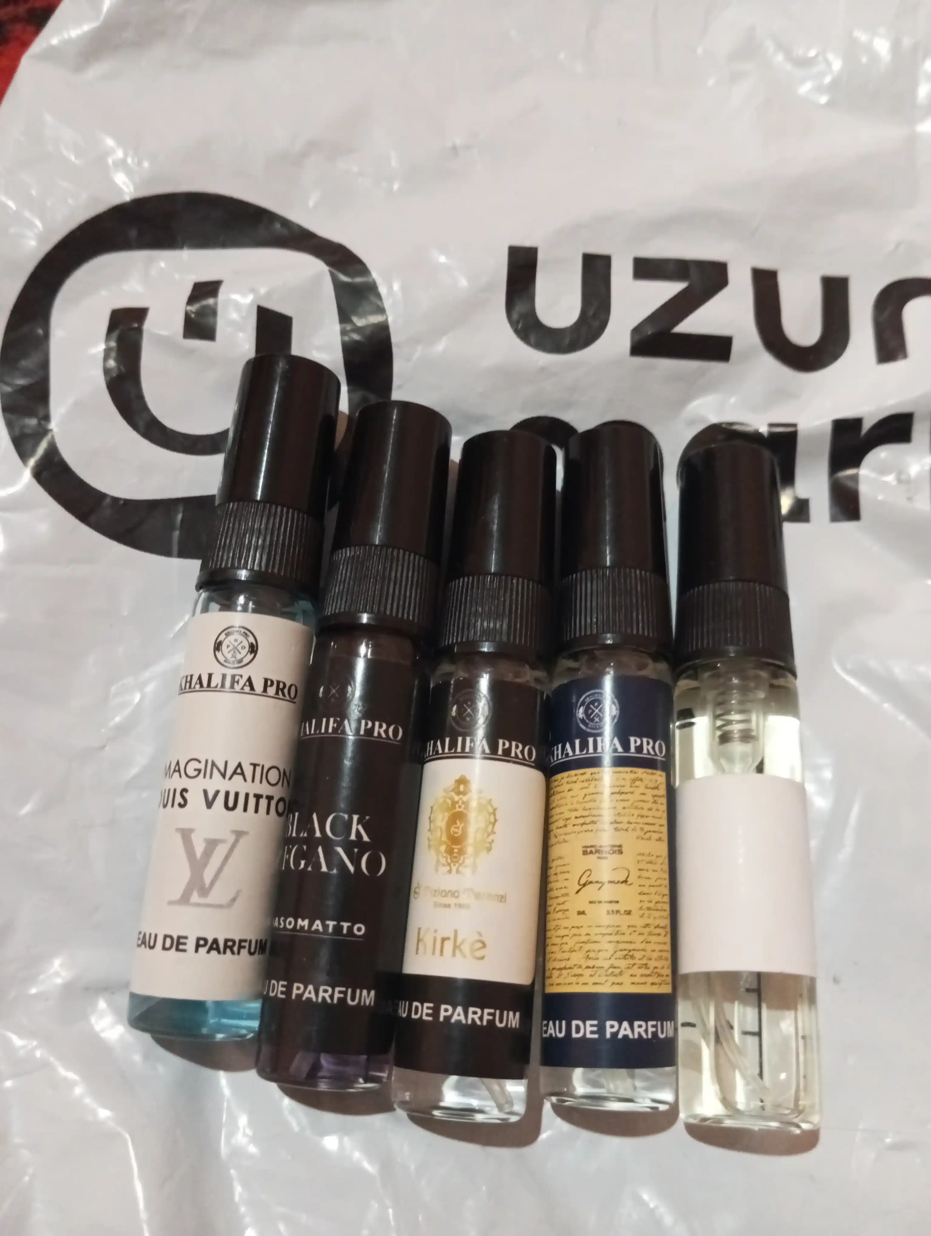 Erkaklar uchun sovg'a: atirlar to'plami 5 tasi 1 da — Ganymede, Black Afgano, Creed, 10 ml