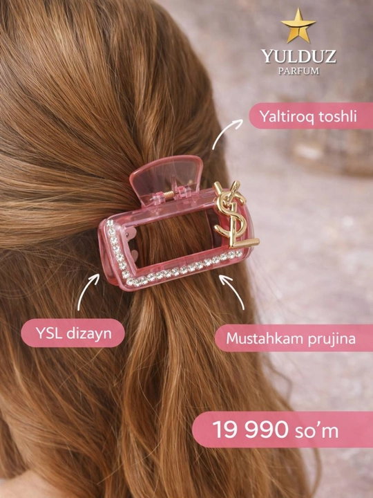 Ayollar va qizlar uchun chiroyli soch to‘g‘nag‘ichlari - soch aksessuarlari