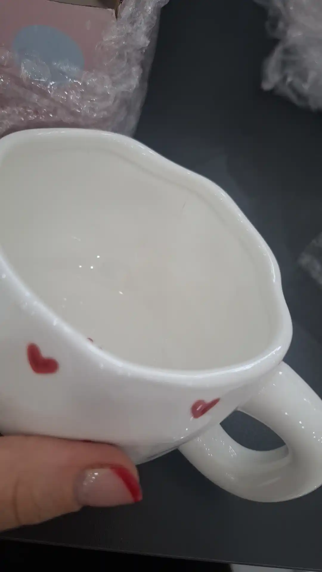 Choy jufti, 280 ml, keramika krujka likopcha bilan choy, qahva, kapuchino va latte uchun