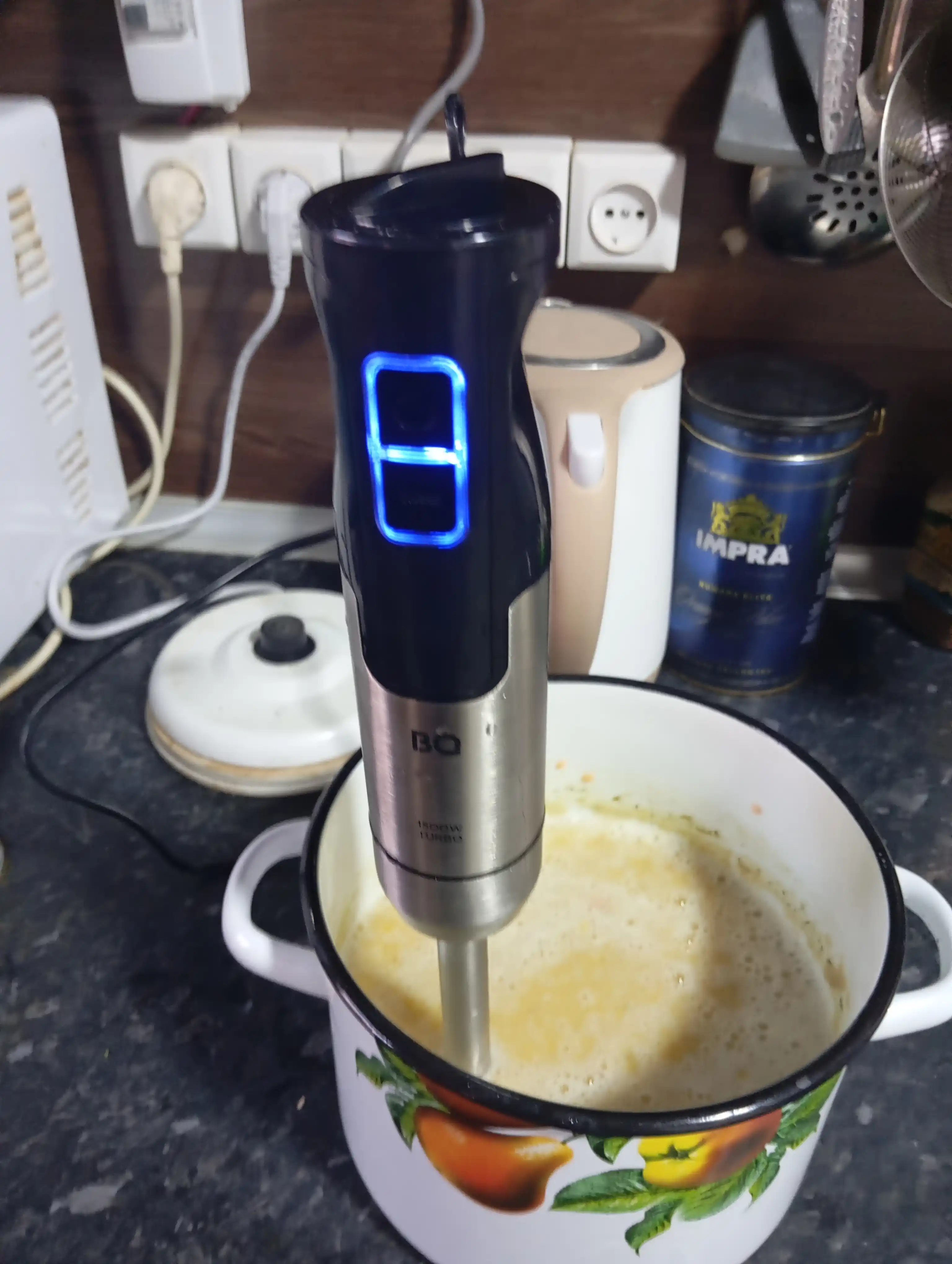 Blender BQ HB1234SS 3 tasi 1 da, 1500 Vt, Turbo rejim, mikser, maydalagich