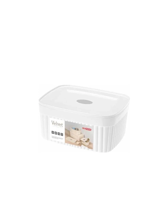 Qopqoqli patnis (oq) BYTPLAST "VELVET" 433238716 15x11.5x7sm 900ml 1 dona 12x1 - 