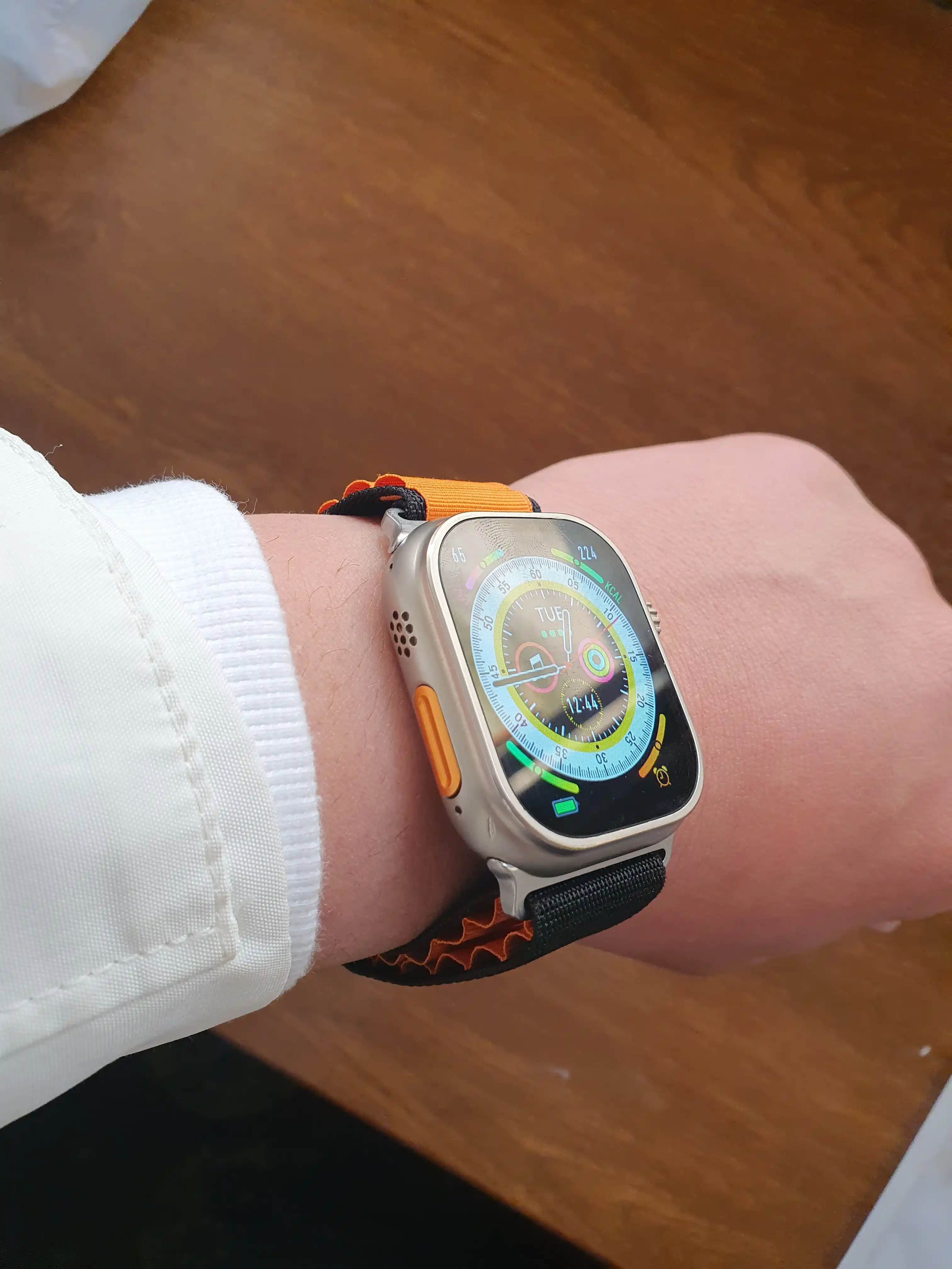 Ремешок нейлоновый для Apple Watch 3,4,5,6,7,8,9,10,11,SE и Ultra, размер 42-44-45-49 мм