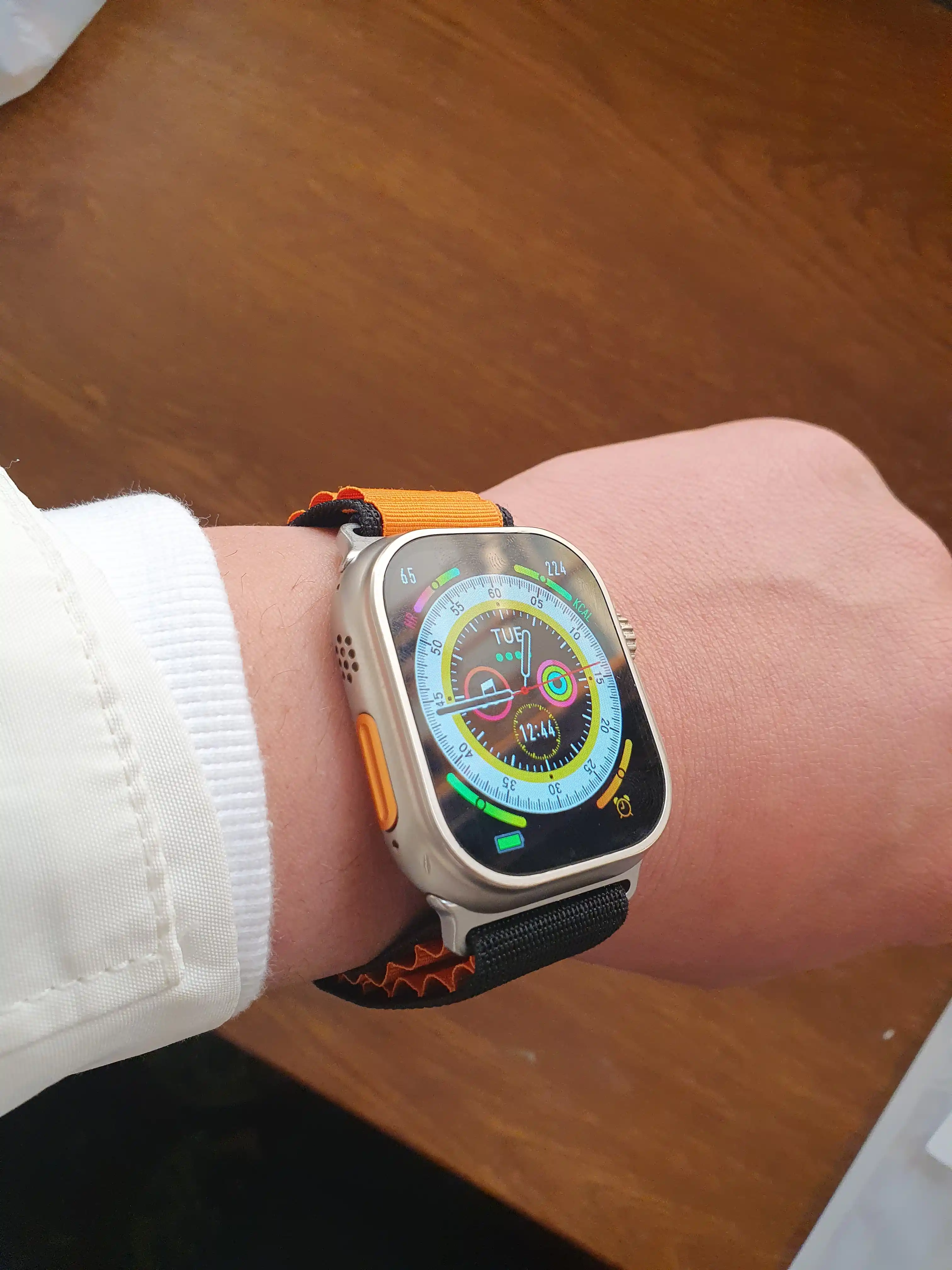 Ремешок нейлоновый для Apple Watch 3,4,5,6,7,8,9,10,11,SE и Ultra, размер 42-44-45-49 мм