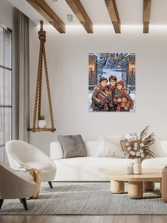 Raqamlar bo'yicha rasm chizish ARTERY "Seriallar", 40×50 sm, xolstga bo'yaladigan rasm