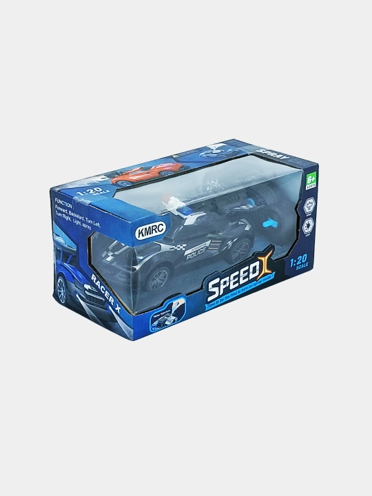 KMRC Speed Interceptor 1:20 masofadan boshqariladigan parli mashina