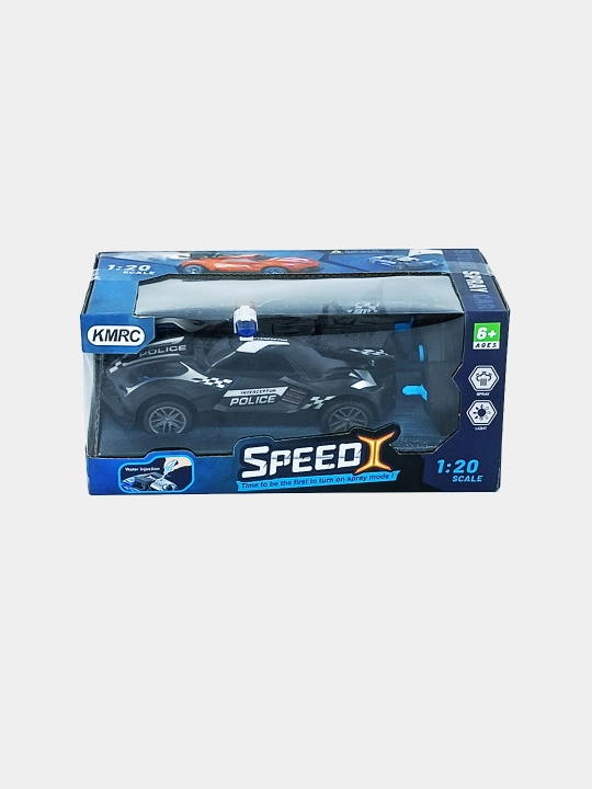 KMRC Speed Interceptor 1:20 masofadan boshqariladigan parli mashina