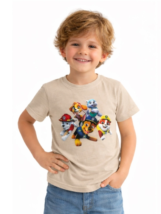 Футболка для мальчиков WEERIT Kids Print 100% хлопок 3–7 лет принт