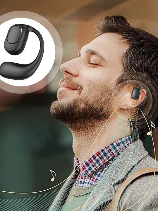 Simsiz Bluetooth quloqchin, bir quloq uchun garnitura, mikrofoni bilan, unisex