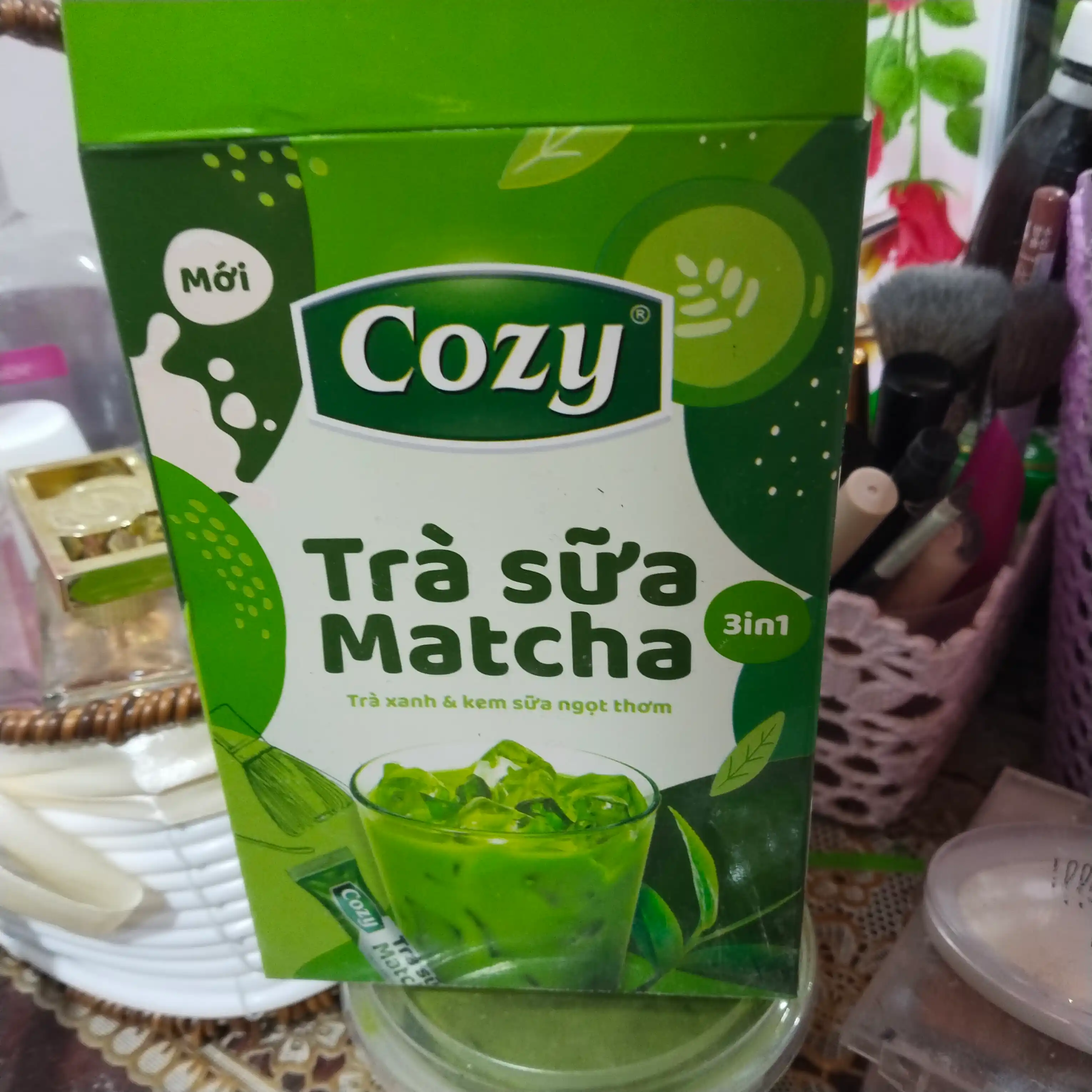 Растворимый чай Matcha кофе натуральное Вьетнам чай Matcha 3 в 1