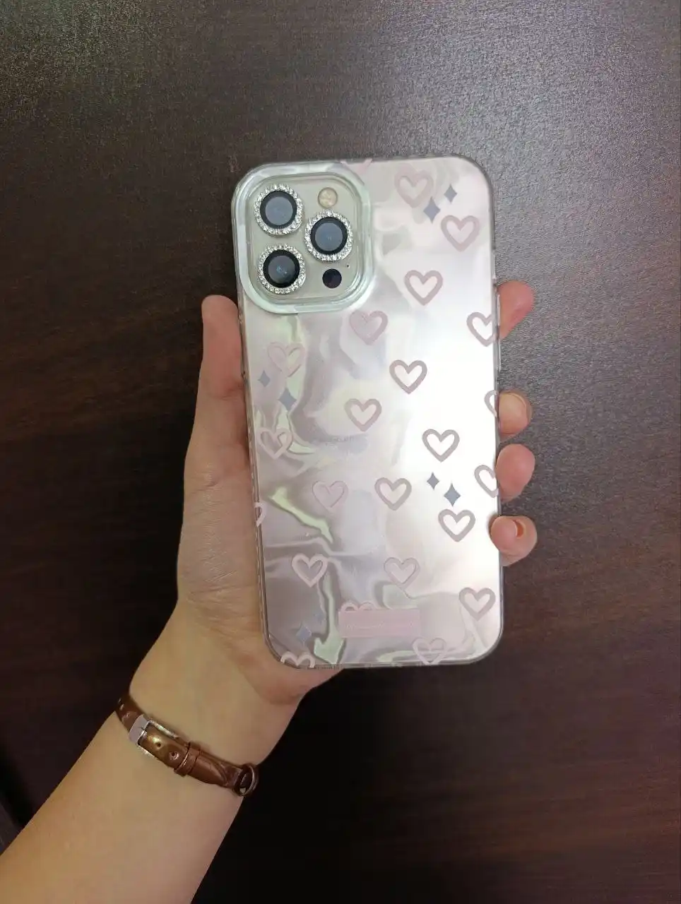 Chexol iPhone 11, 12, 13, 14, 15, 16, 17, Pro, Max, uchun Gilof,silikon, pushti, yuraklar