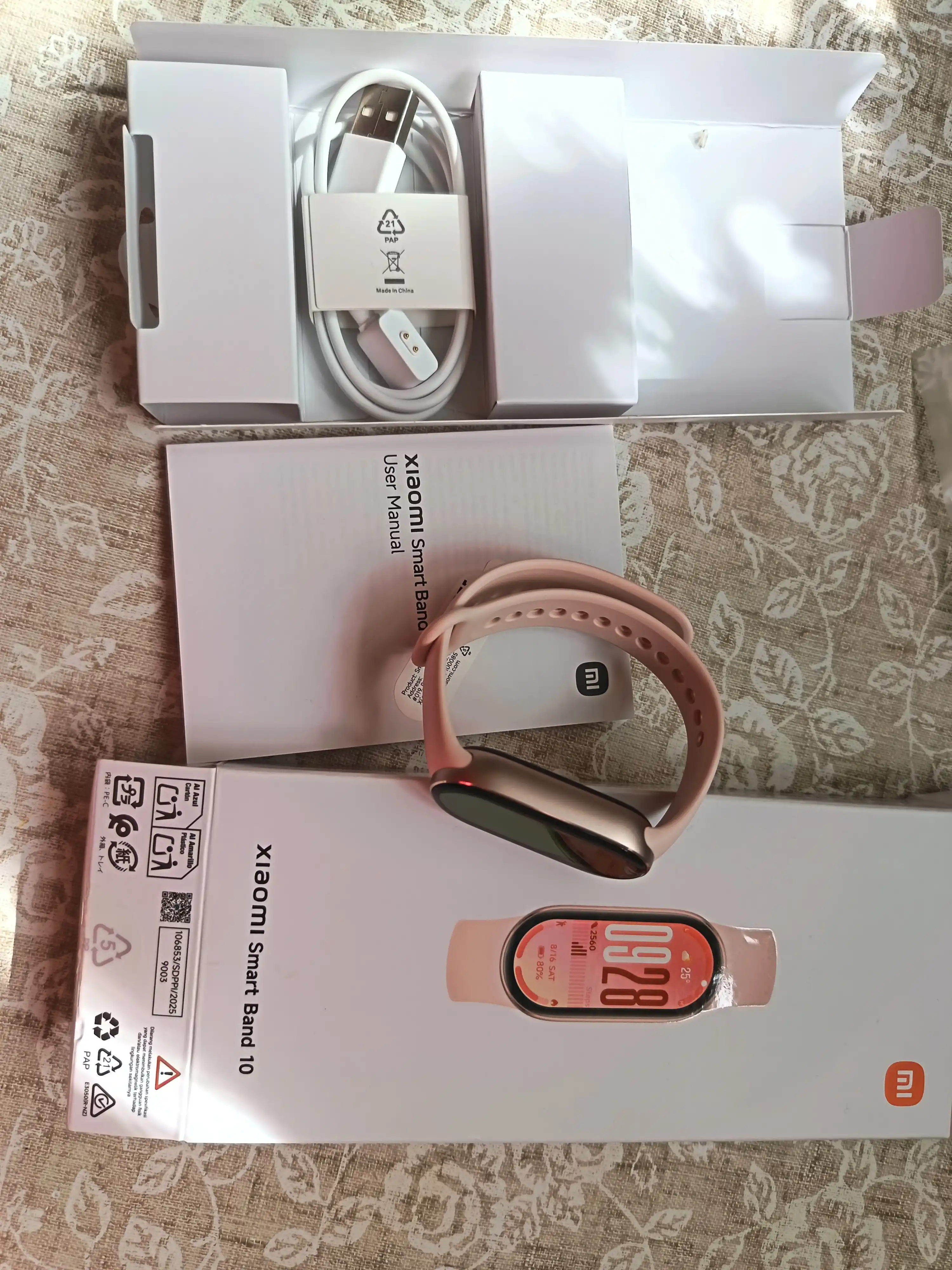 Xiaomi Smart Mi Band 10, Умный фитнес браслет часы, с русским языком