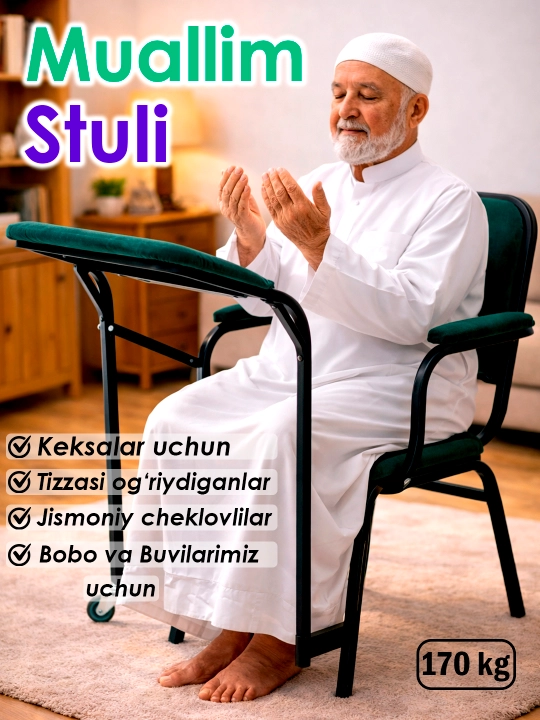 Stul Muallim, 170 kg gacha - 