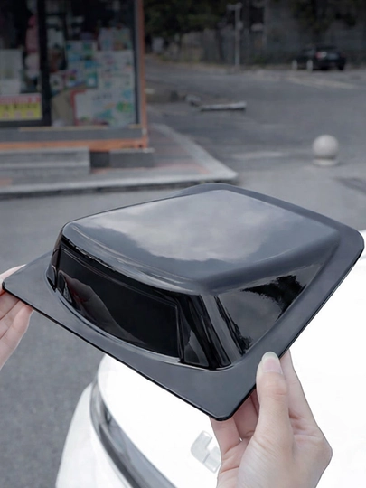 Universal dekorativ LiDAR avtomobil uchun, ABS plastik, qora, yopishtiriladigan 8