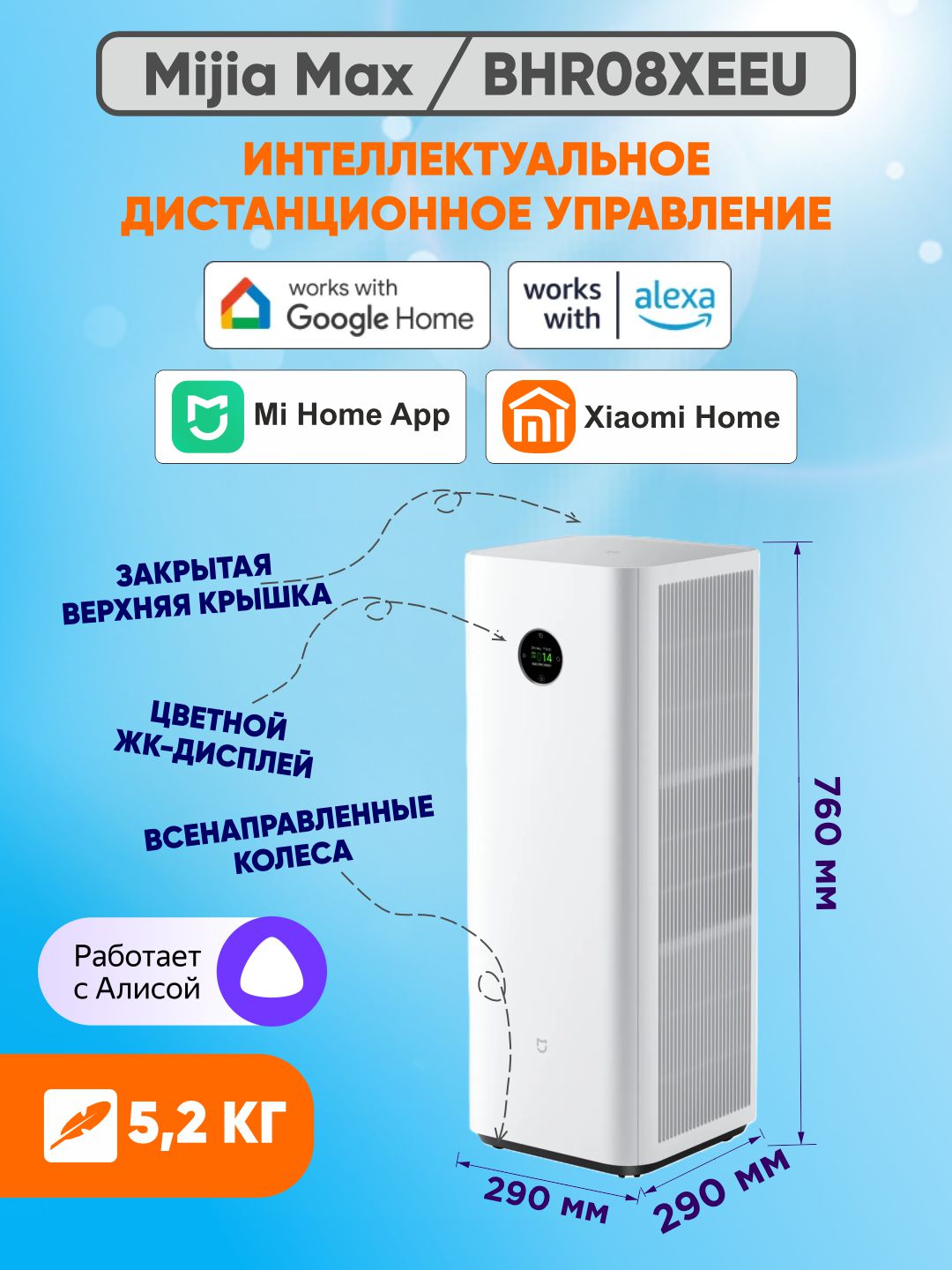 Очистители воздуха Xiaomi Smart Air Purifier Compact / 4 / 4 Lite / 4 Pro/ Elite, global