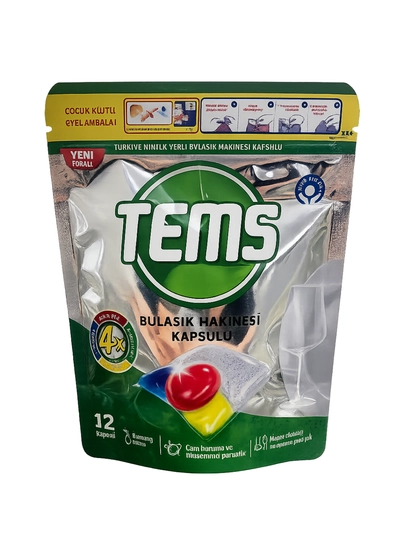 Капсулы для посудомоечной машины TEMS, 12шт — FRESHCL-TEMSPM12