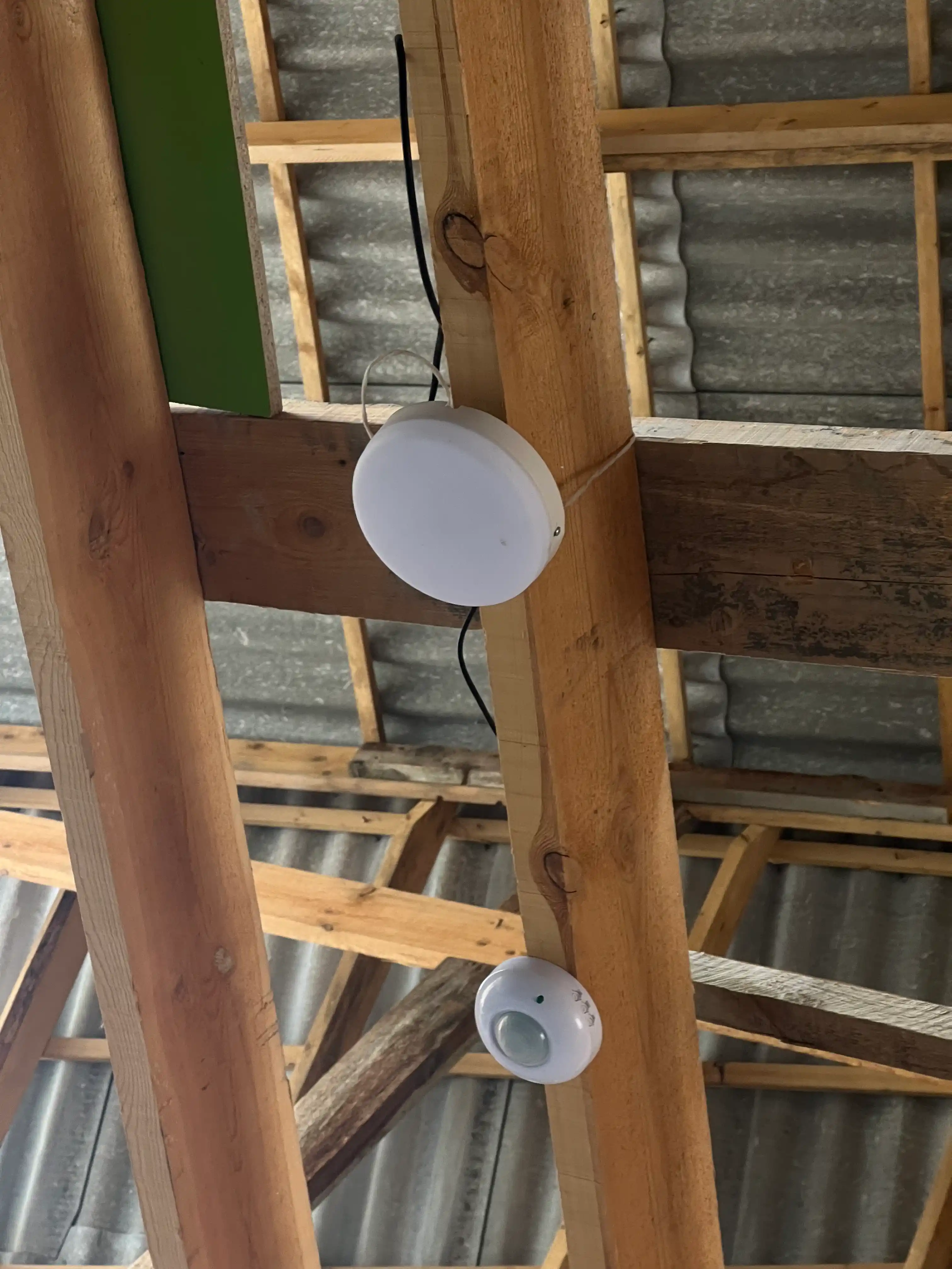 Датчик движения 360° 6м IP44 1200Вт потолочный, регулировка времени