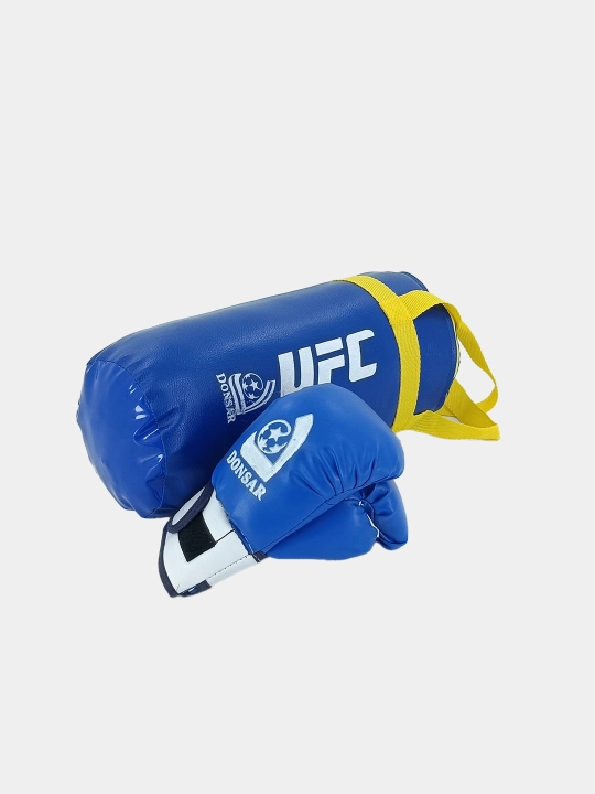 Детский набор бокса UFC груша и перчатки, синий