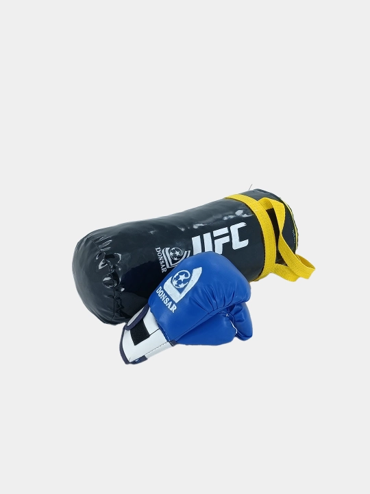 Детский набор бокса UFC груша и перчатки, синий