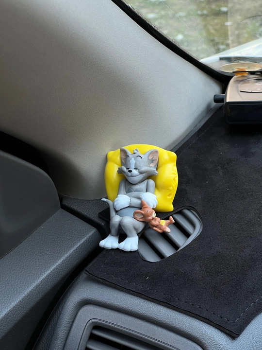 Сувенир Tom & Jerry на торпедку автомобиля, антистресс игрушка, авто аксессуары