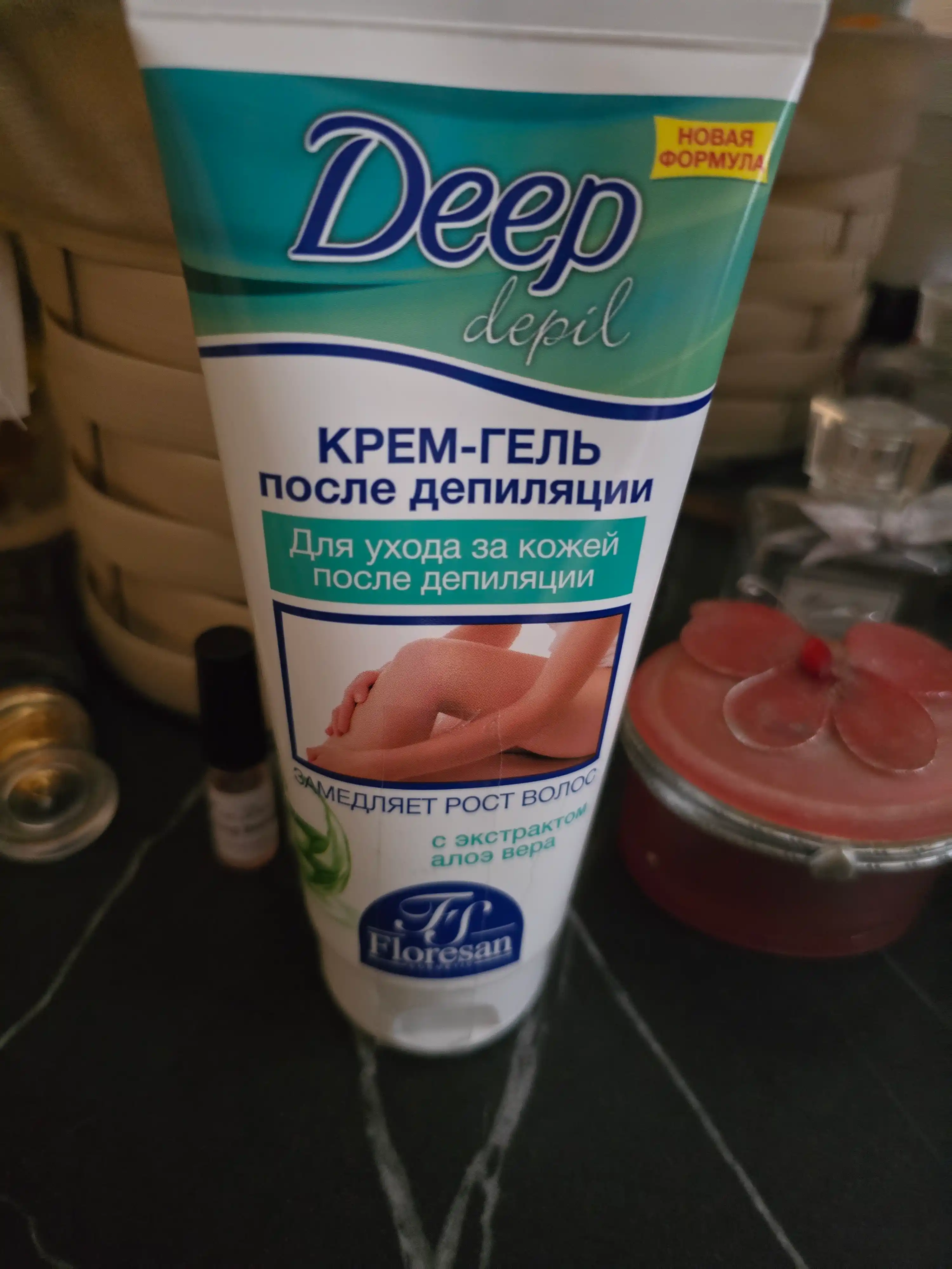 Крем-гель после депиляции Floresan Cosmetic, замедляющий рост волос, 150 мл, Ф-124