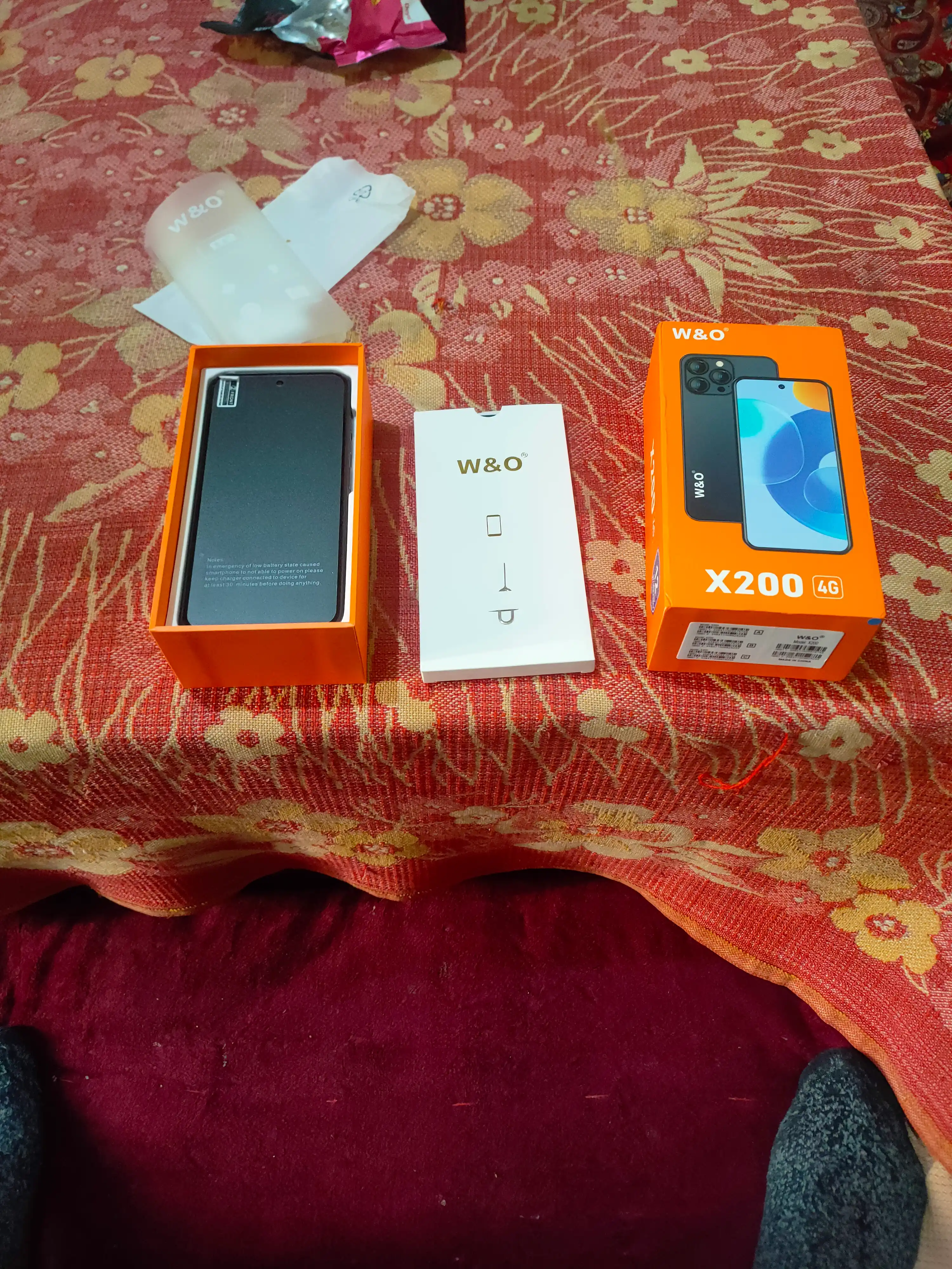 Смартфон W&O X200 4/64 ГБ, телефон на системе Android, 4G