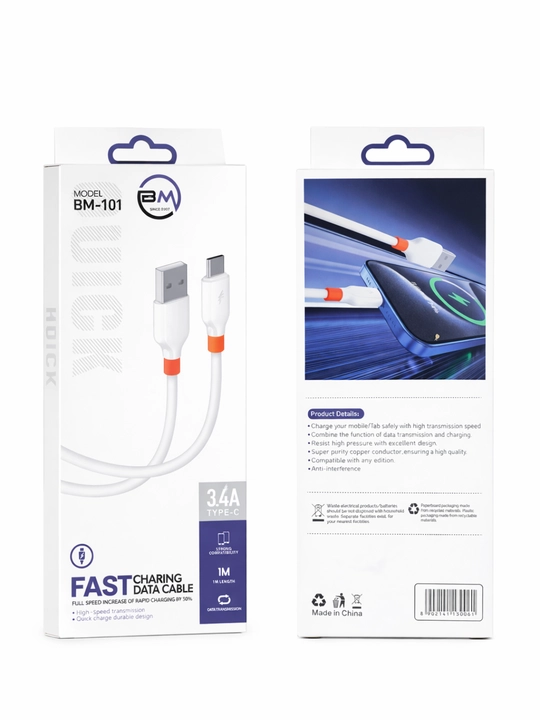 Кабель быстрой зарядки, кабельType-C, кабель USB Type-C, кабель 35Вт, телефонный кабель