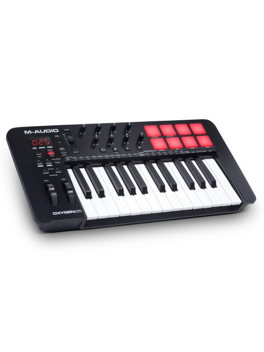 MIDI-klaviatura M-Audio Oxygen 25 MKV, 25 klavish, USB/MIDI kontroller - 