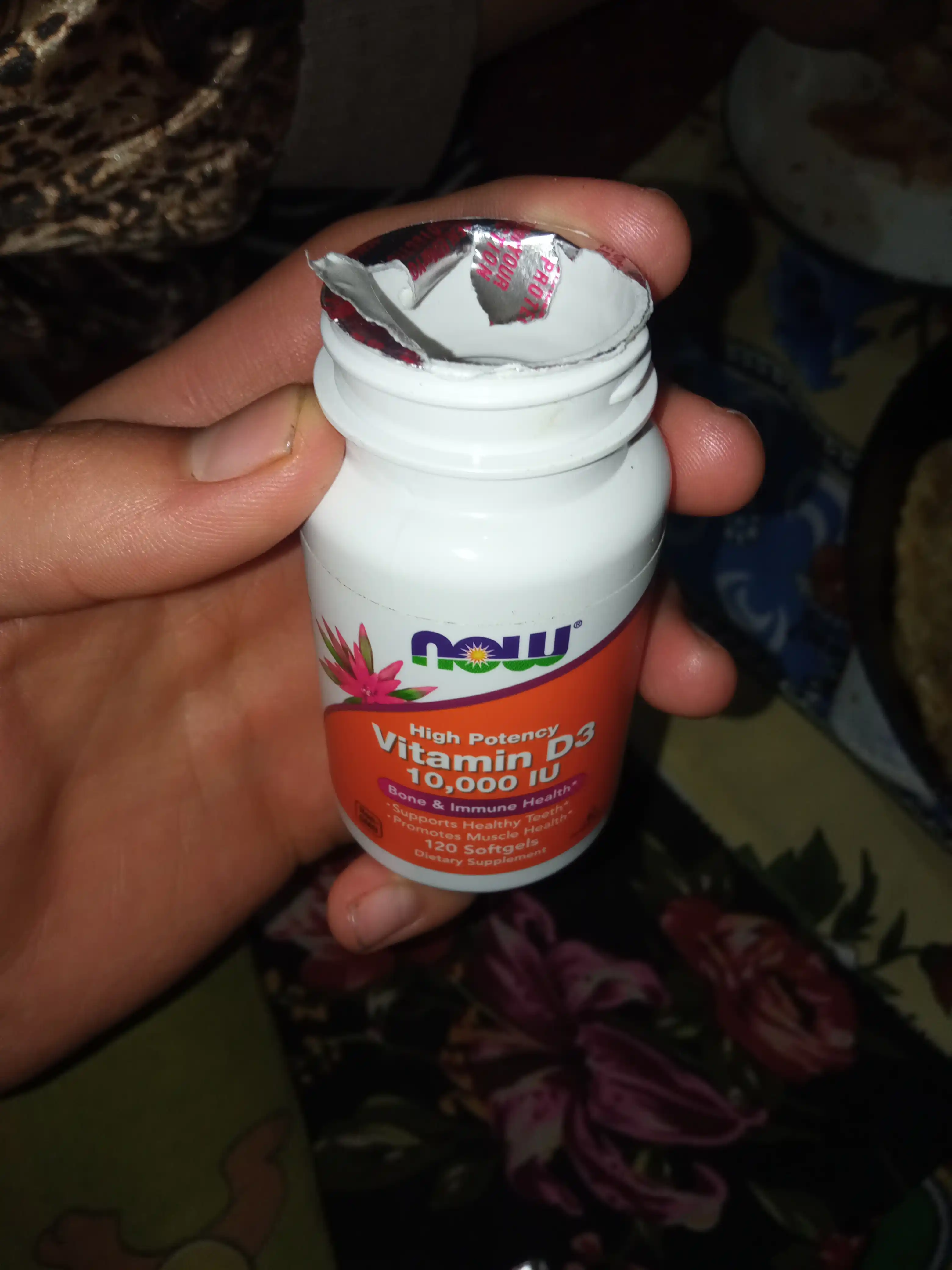 NOW Foods, Vitamin D3 5000 ME, 10000 ME yumshoq kapsulalar, Halol